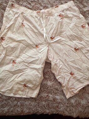 Nick & Nora Striped Monkey PJ shorts